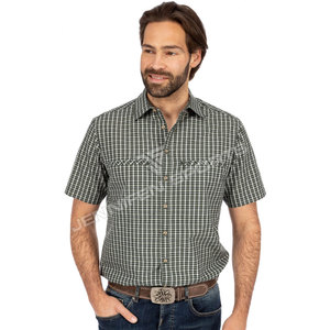 Camisa Tradicional Alemana de Trachita, 100% Algodón, Transpirable, de Media Manga, para Hombre, Estilo Bávaro Rojo, para Oktoberfest, de la Mejor Calidad - Product Image 4