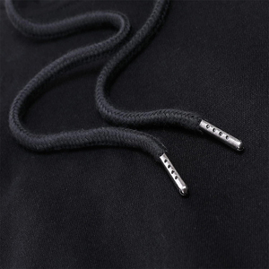 Sudadera corta con capucha para mujer, de felpa suave, manga larga, estilo casual urbano, corte holgado, con cordón ajustable, atuendo moderno. - Product Image 5