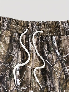 Shorts en coton camouflage pour hommes, taille élastique, respirants, décontractés, pour le sport, imprimés par sublimation, en tissu polyester, service de vente en gros - Product Image 5