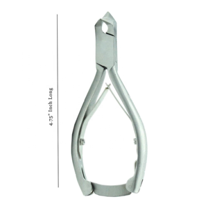 Coupe-ongles professionnel en forme de lune, robuste, en acier inoxydable, pour podologie, avec logo personnalisé OEM - Product Image 1