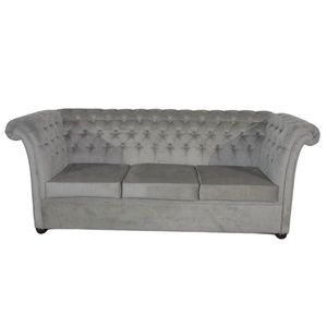 Sofá Chesterfield, sofá antiguo para sala de estar, sofá de cuero para muebles de Hotel amueblados y muebles para el hogar de sala de estar - Product Image 3