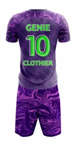 Wholesale Custom Logo Front 100% Polyester Quick Dry Short Sleeve <b>Soccer</b>/Football Uniform OEM Service - Product Image 5