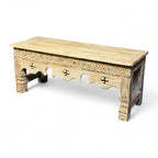 Bancas de Madera Modernas para Exteriores, Muebles Duraderos y Ecológicos para el Hogar, Combinables, MOQ 1 Contenedor - Product Image 5