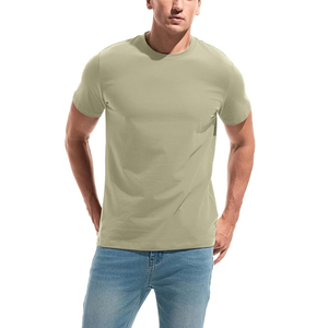 Casual Wear Men's T-Shirts High Street Style OEM Custom 100% Cotton Regular Fit Quick Dry Breathable Short Sleeve O-Neck - Product Image 1
