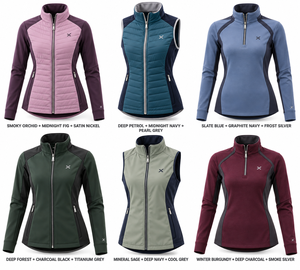 Golfjacken, -westen und Golf-Layering-Bekleidung für Damen |   Lila Sechsfarbige Variationen |   OEM ODM Hersteller |   Sportlicher Stil | - Product Image 5