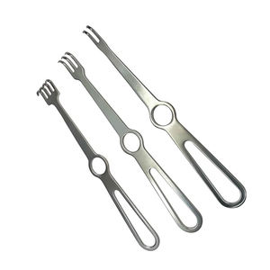 CE ISO Approved Steel 3-Piece Skin Pull Hook Retractors Manual 235mm Long Surgical Orthopedics By <b>Blush</b> Surgical - Product Image 3