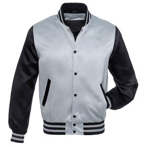 Chaqueta Varsity de Alta Calidad con Bordado Chenille Personalizado para Hombre, Chaqueta de Béisbol Universitaria, Chaqueta Bomber Letterman, Chaqueta Corta de Cuero - Product Image 1