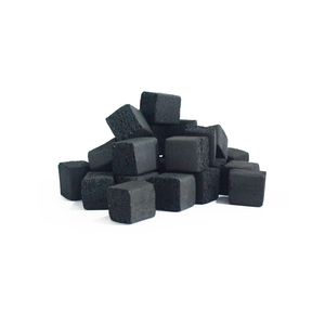 Carbón de cáscara de coco Natural de alta calidad, ceniza de baja humedad, respetuoso con el medio ambiente, carbón de cachimba en forma de cubo de larga duración - Product Image 1
