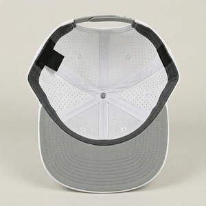 หมวกแก๊ปแบบ Snapback 5 ชิ้นส่วน พรีเมียมสั่งทำพิเศษ ตัดด้วยเลเซอร์ ระบายอากาศได้ดี ปักลาย 3 มิติ ปรับขนาดได้ เหมาะสำหรับกิจกรรมกลางแจ้ง รับผลิตแบบ OEM ขั้นต่ำน้อย - Product Image 3