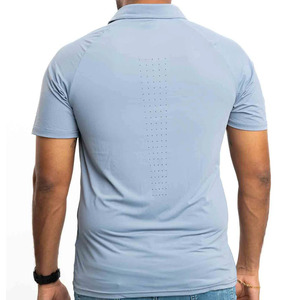 Camiseta de Manga Corta para Hombre y Mujer, 100% Algodón, Transpirable, Tejida, Antiarrugas, con Bolsillo, Color Blanco Liso, Colección de Verano - Product Image 6