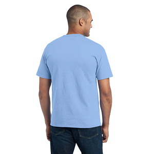T-shirts ajustés pour hommes en coton 100% à manches courtes avec poche, imprimés personnalisés, séchage rapide et respirants, décontractés - Product Image 2