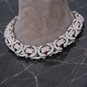 Cadena de moissanita con diamantes de la mejor calidad para uso en clubes y como accesorio de moda disponible. - Product Image 4