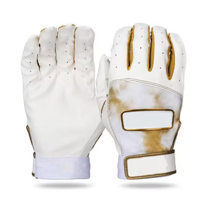 Guantes de Bateo de Cuero Personalizados con Malla Transpirable para Entrenamiento de Béisbol para Adultos, Suministro al por Mayor Personalizable - Product Image 1