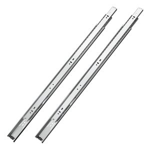 Guide per cassetti a sfera a estrazione totale da 24 pollici, 10 paia, capacità di carico 100 libbre, guide per cassettiere a montaggio laterale per impieghi gravosi - Product Image 1