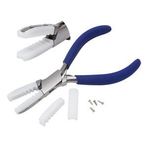 Mâchoire en Nylon Taille 140mm Tube Tenant Pince Ressort Mat Poignées en Mousse pour la Fabrication de Bijoux DIY Artisanat Y Compris Circlip Application - Product Image 1