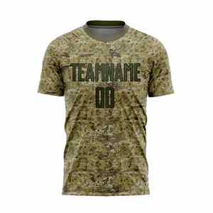 เสื้อฟุตบอลสั่งทำสำหรับผู้ใหญ่ คอวี ป้องกันรังสียูวี แห้งเร็ว ระบายอากาศได้ดี ผ้าโพลีเอสเตอร์ยืดหยุ่น เย็บเสริมความแข็งแรง แขนสั้น - Product Image 2