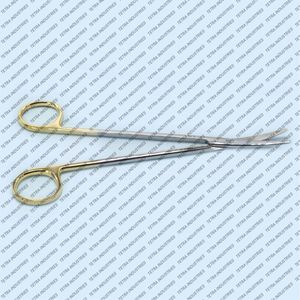 กรรไกรตัดเย็บแบบโค้งสำหรับคนถนัดซ้าย ยี่ห้อ TC Metzenbaum ขนาด 7 นิ้ว สำหรับผ่าตัด ปลายทู่ ผลิตจากสแตนเลสอย่างดี ได้รับการรับรองมาตรฐาน CE - Product Image 3