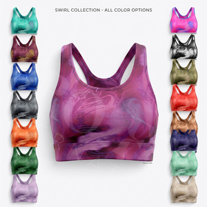 Custom Embroidery Logo Design Sports <b>Bra</b> High Quality Gym Fitness Yoga Breathable <b>Stretch</b> Workout Running Training Sports <b>Bra</b> - Product Image 1