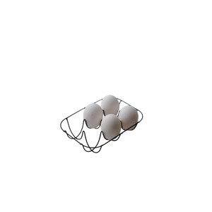 Modern Iron Wire Egg Holder Space Saving Metal Egg <b>Rack</b> <b>For</b> Kitchen And Eco-Friendly Tableware <b>Storage</b> Home & Kitchen Usage - Product Image 2