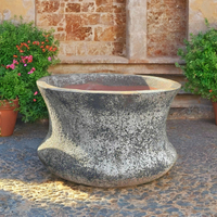 Poterie en argile émaillée Atlantis faite à la main par Saigon Poterie Maison Jardin Fournisseur au Vietnam Pots de fleurs et jardinières