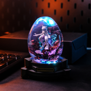 Lamp custom resin, lamp resin, custom night <b>light</b>, po.ke.mon lamp epoxy, art deco lamp, Personalized gift, Handmade gift - Product Image 5