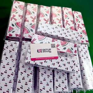 GETUP BROSONS IMPEX Rigid Paper <b>Boxes</b> Rectangle Cherry Watermelon Print Four-Color Printing <b>Gift</b> Craft Packaging Handle Glossy - Product Image 3