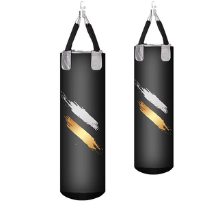 Sac de frappe de qualité commerciale en cuir PVC pour entraînement de boxe, MMA et kickboxing, équipement de gym robuste et durable, logo personnalisé - Product Image 2