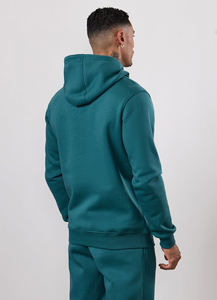 Pantalones Deportivos Unisex de Algodón Color Verde Azulado, Cintura Elástica, Corte Regular, Largos, para Invierno, 100% Algodón, Peso Medio - Product Image 3