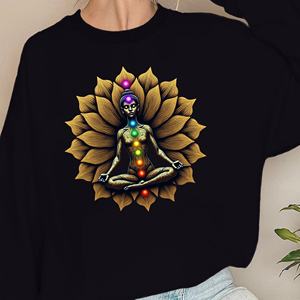 การทำสมาธิรูปสมาธิกับเสื้อผู้หญิงจักระ - Product Image 4