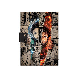 <b>A5</b> Eco Friendly Handmade Paper <b>Notebook</b> 100 Pages Premium Quality Action Comic Style Theme Hard Cover Journal Diary Sketchbook - Product Image 2
