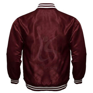 Chaqueta Varsity de Satén de Lujo, Nueva Chaqueta de Satén a la Moda, Chaqueta de Satén Ligera, Chaqueta de Satén Cómoda - Product Image 2