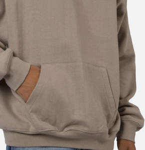 Fabricants de sweats à capuche haut de gamme en gros, sweats à capuche lourds 500 g/m², 100 % coton French Terry, sweat à capuche noir surdimensionné - Product Image 4