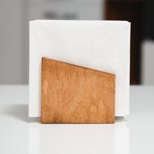 Rustic Wooden <b>Tissue</b> <b>Holder</b> Farmhouse Style Napkin Box For Home Decor Office <b>Kitchen</b> Bathroom Table Storage Organizer - Product Image 5