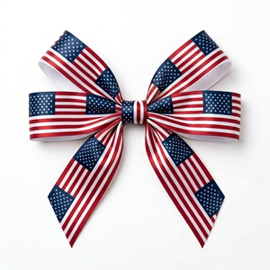 Cinta Decorativa Patriótica Roja, Blanca y Azul de Neelkamal Industries para la Celebración del 4 de Julio, para Decoración de Fiestas y Envoltura de Regalos - Product Image 4