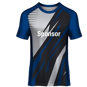 เสื้อฟุตบอลยูนิเซ็กซ์แบบสั่งทำแบรนด์ดังประจำปี 2024 คอกลม พิมพ์ลาย โพลีเอสเตอร์ 100% ระบายอากาศได้ดี แห้งเร็ว น้ำหนักเบา แขนครึ่งตัว - Product Image 5