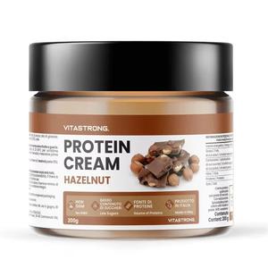 Crème protéinée à la <span class=keywords><strong>noisette</strong></span> Vitastrong 200g |   Riche en protéines, sans sucre ajouté |   Pâte à tartiner pour les collations et les recettes |   Fabriqué en Italie - Product Image 3