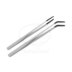2 Pinzas de Acero Inoxidable para Alimentación de Reptiles, Curvas y Rectas, con Punta Recubierta de PVC, de 9.8 y 11.8 Pulgadas, para Serpientes, Lagartos y Geckos - Product Image 3