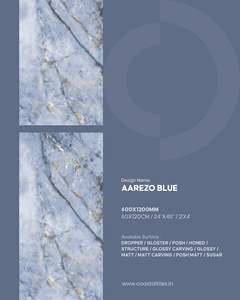 Carreaux de porcelaine de haute qualité 600x1200x9mm, finition brillante, aspect bois moderne, finition travertin Albino Azul - Product Image 2