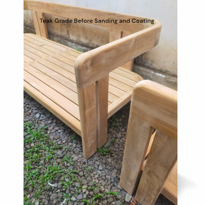 Sillón de Exterior Moderno Escandinavo de Madera de Teca Maciza, Sofá de Una Plaza, Tela Impermeable, Muebles de Jardín y Patio, Fabricante - Product Image 6