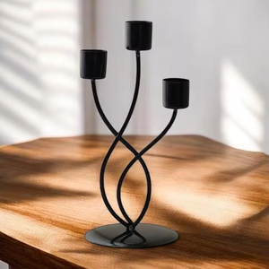 Porte-bougie élégants de qualité supérieure, porte-bougie décoratifs de luxe, décoration moderne pour la maison, ODM disponible, vente en gros, collection élégante - Product Image 4