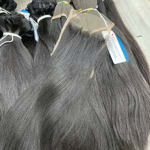 POPULAIRE Lace frontal and closure 100% Cheveux humains vietnamiens Prix de gros Extensions de cheveux super brillants couleur teintée grand stock - Product Image 5