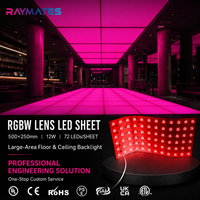 Vente en gros de panneaux LED à lentille RGBW, panneaux LED flexibles RGBCW RGBCCT, panneaux LED ultra fins pour rétroéclairage publicitaire, signalisation et affichage