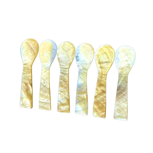 Cuillère en nacre vietnamienne de qualité supérieure, cuillère en coquillage fabriquée à partir de coquillages naturels pour le thé, le café, les desserts, les cadeaux et la décoration intérieure - Product Image 3