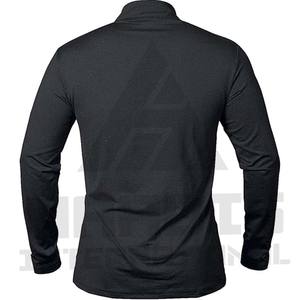 T-shirts à manches longues personnalisés pour hommes, best-sellers, t-shirts de yoga pour hommes, t-shirts à manches longues unis noirs pour hommes - Product Image 3