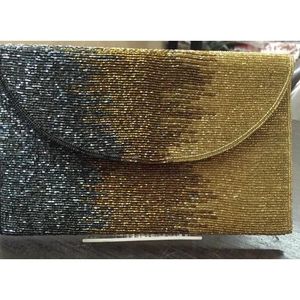 Colorful Indian Handmade Beaded Bag Luxury Ethnic Craft Durable Trendy Style Premium Eth <b>Crystal</b> Fashion Accessory Glass <b>Bead</b> - Product Image 1