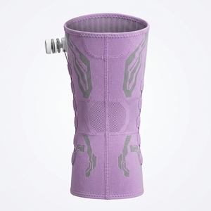 Genouillère respirante en tricot avec fermeture à lacets et réglage universel pour une protection optimale et une compression du genou - Product Image 3