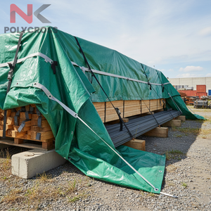 ผ้าใบคลุม PVC อุตสาหกรรม 5 ชั้น ทนไฟ กันน้ำอย่างดี สำหรับเต็นท์ ผ้าม่านข้างรถบรรทุก และผ้าคลุมสินค้า - Product Image 6