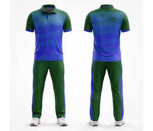 Custom Made <b>Cricket</b> Sportswear Uniform for Tournament Teams | Men Women Youth <b>Cricket</b> Wears Polo Shirt and Trouser Full Team - Product Image 6
