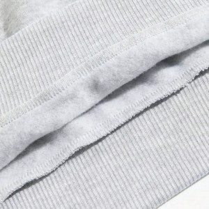 Sudadera con Capucha Gris para Hombre, Corte Holgado, Manga Regular, Color Sólido, con Bolsillo, Estilo Casual, 100% Algodón Felpa, Ecológica, 300g - Product Image 6