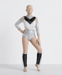 Uniformes de Majorette Personalizados Directo de Fábrica, Ropa de Alto Rendimiento para Competencias de Baile Latino, Jazz y Majorette - Product Image 4